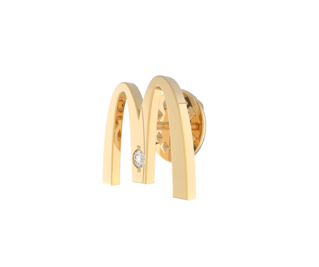Значок с логотипом Макдоналдс